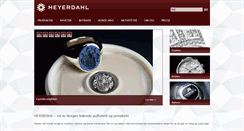 Desktop Screenshot of heyerdahl.no